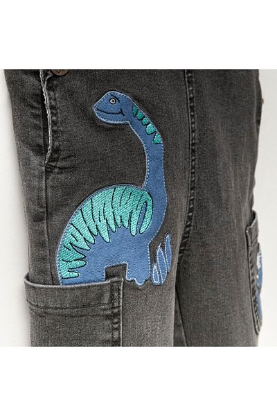 Overdo Unisex Kids Embroidered Salopet