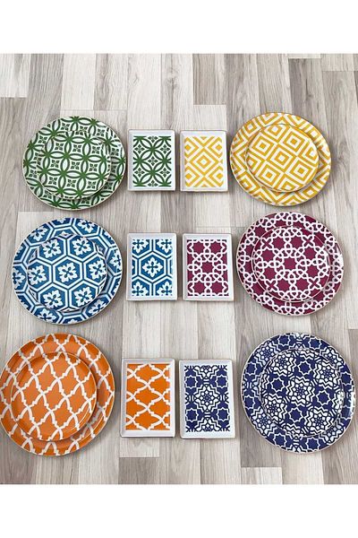 Porland Morocco 18 Piece Catering and Breakfast Set for 6 People