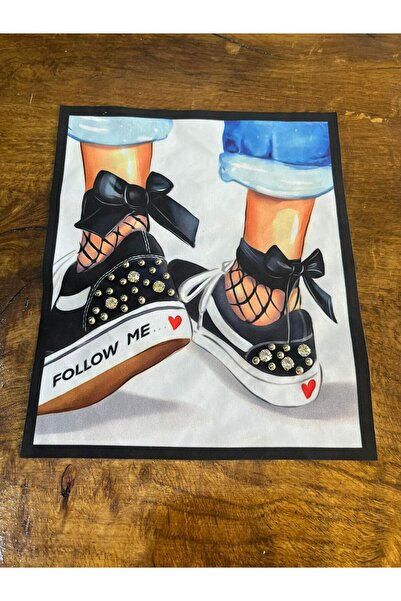 Gönülden Tasarım Zirkonska perla izvezena - Armadık aplikacija 23x19 cm