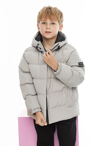 PAULMARK Boy's Hood Detailed Coat