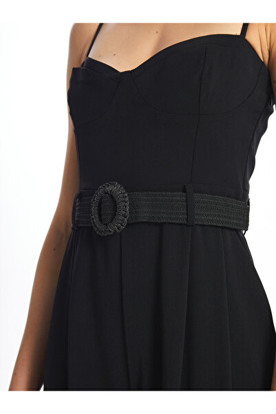 LC Waikiki Páskový dámský overal rovného střihu se srdcem