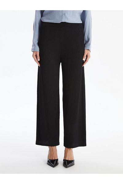 LC Waikiki Wide Leg and Elastic Waist Women's Trousers