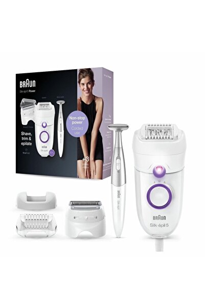 Braun 3'lü Set - Saç Kurutma - Saç Düzleştirici - Epilatör