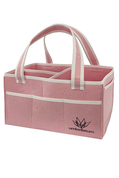 umbellatum Anne Bebek Bakım Çantası, 450 gr Kalın Keçe Yenidoğan Alt Açma Değ...