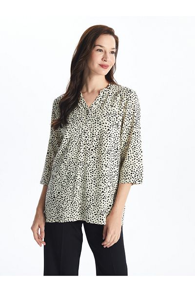 LC Waikiki LCW Damenbluse mit ausgefallenem Kragen
