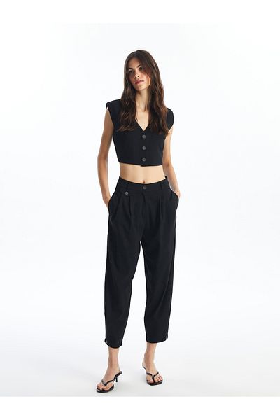 LC Waikiki Comfortable Women's Trousers - Straight Fit