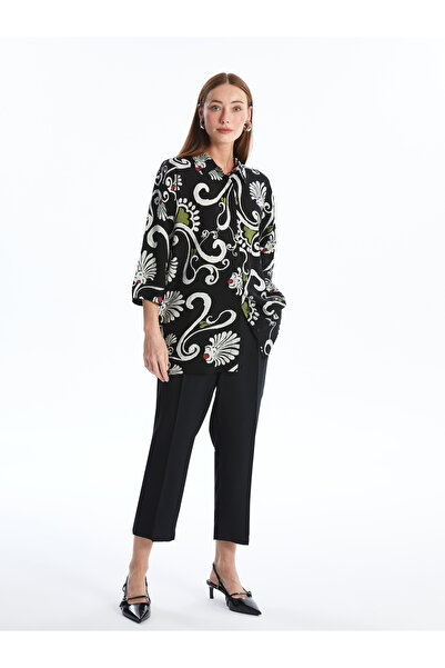 LC Waikiki Túlméretes mintás női ing