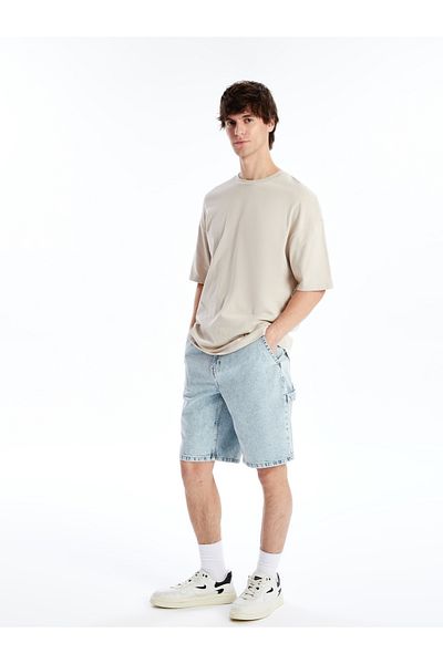 LC Waikiki Herren-Jeansshorts – Standardgröße