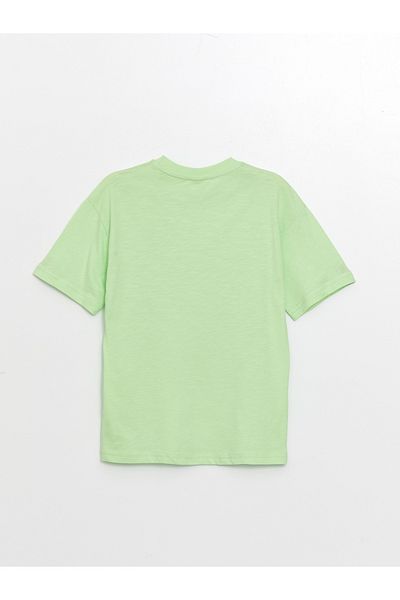 LC Waikiki Μπλουζάκι Boy's Oversize Crew Neck