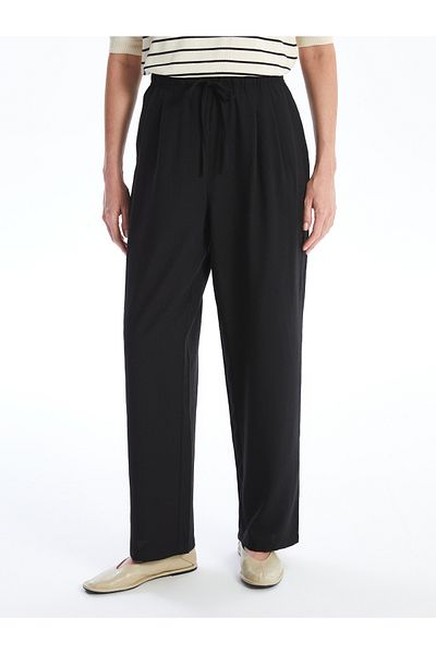 LC Waikiki Bequeme, geformte Damenhose mit elastischem Bund