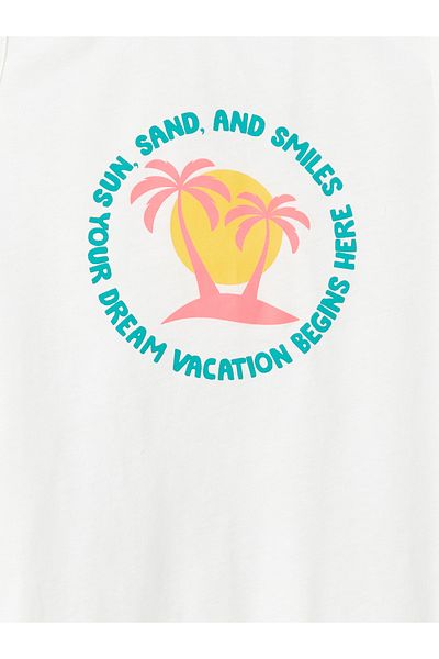 LC Waikiki Dívčí Crew Neck Potištěný Sportovec