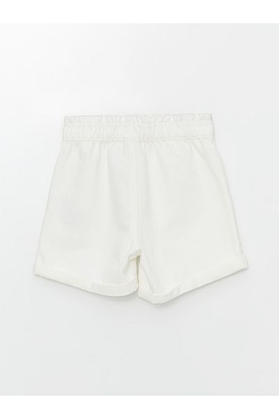 LC Waikiki Girl's Jean Shorts - Elastic Waist