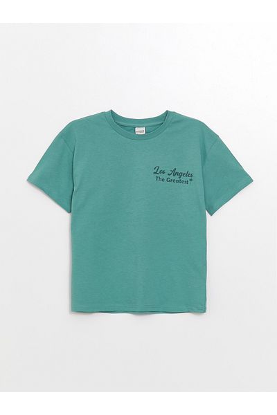 LC Waikiki Μπλουζάκι Boy's Oversize Crew Neck