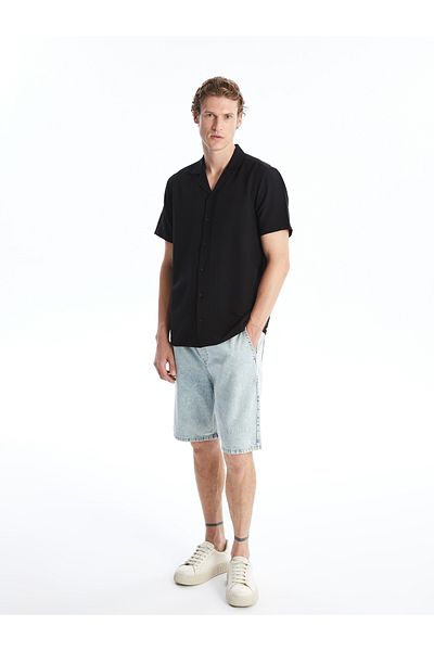 LC Waikiki Men's Shirt - Standard Fit, Short Sleeve