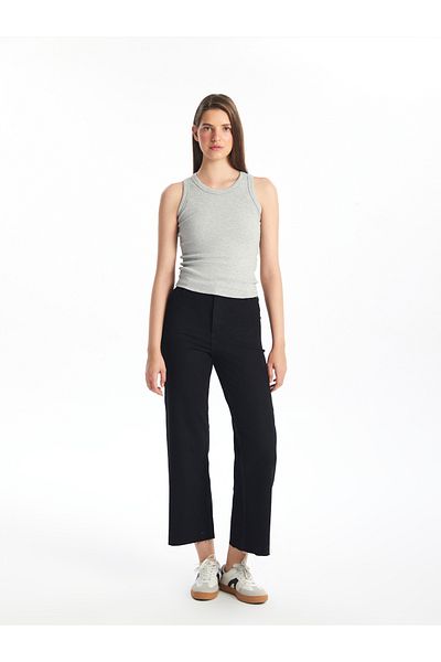 LC Waikiki Pantaloni Jean de damă cu picioare largi