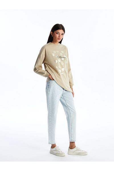 LC Waikiki Pantaloni de damă Jean - Mom Fit