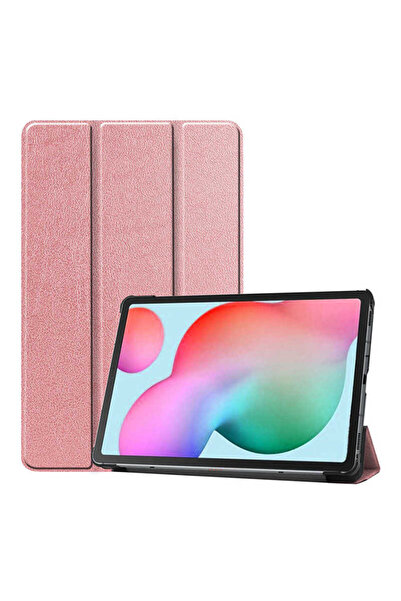 halkhouse Huawei MatePad T8 Smart Cover Standlı Katlanabilir Nubuk Kılıf