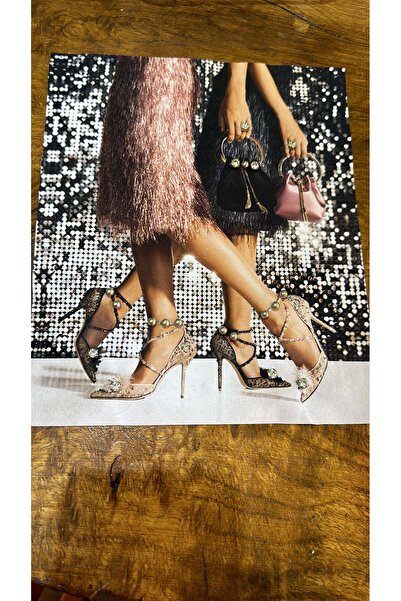 Gönülden Tasarım Жіночий малюнок із цирконом - вишивка аплікацією 23x19 см