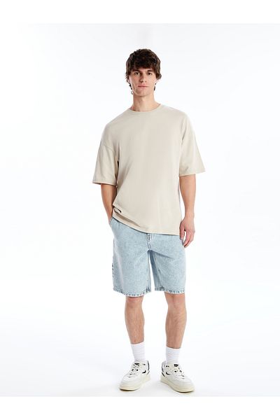 LC Waikiki Herren-Jeansshorts – Standardgröße
