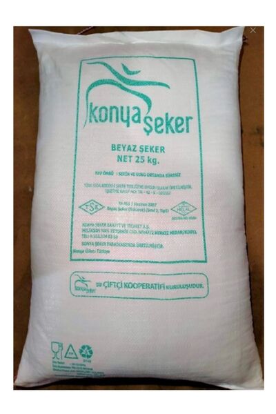 Genel Markalar TÜRK ŞEKER KONYA BEYAZ TOZ ŞEKER 25 KG