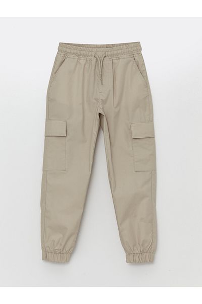LC Waikiki Boy's Cargo Pants - Elastic Waist Jogger