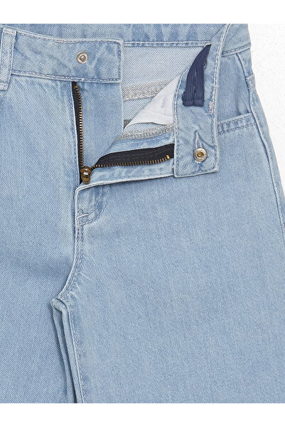 LC Waikiki Dívčí široké džíny Capri