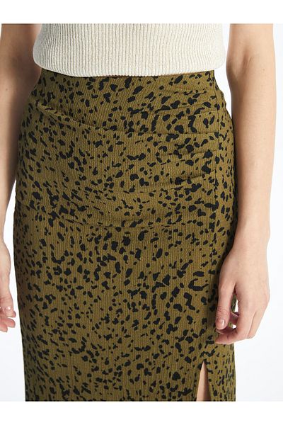 LC Waikiki Patterned Slim Fit Women's Skirt