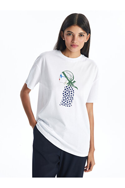 LC Waikiki Női tunika - Crew nyak és nyomtatott kivitel