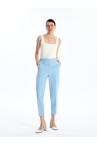 LC Waikiki Pantaloni mulati confortabili de dama cu talie elastica