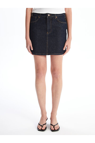 LC Waikiki Dámská džínová sukně - standardní střih