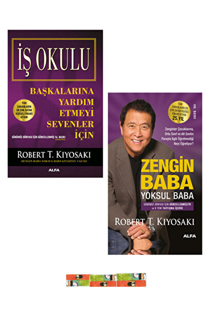 Alfa Yayınları Robert T.Kiyosaki kitaplığı-Zengin Baba Yoksul Baba,İş Okulu 2...