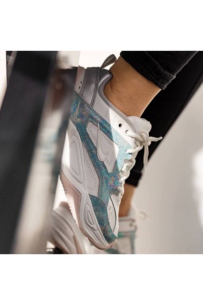 Nike Unisex M2k Tekno White Reflector Sneaker - Genuine Leather Sports Shoes