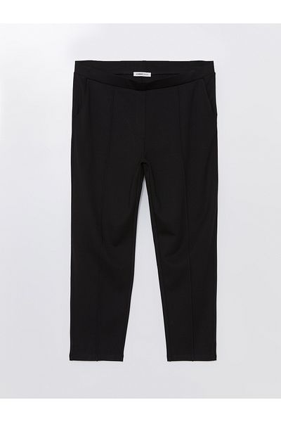 LC Waikiki Carrot Cut Women's Trousers with Elastic Waist