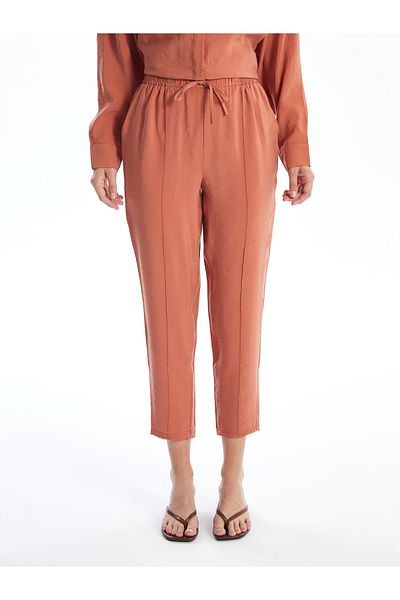 LC Waikiki Damskie spodnie Carrot Cut z elastyczną talią