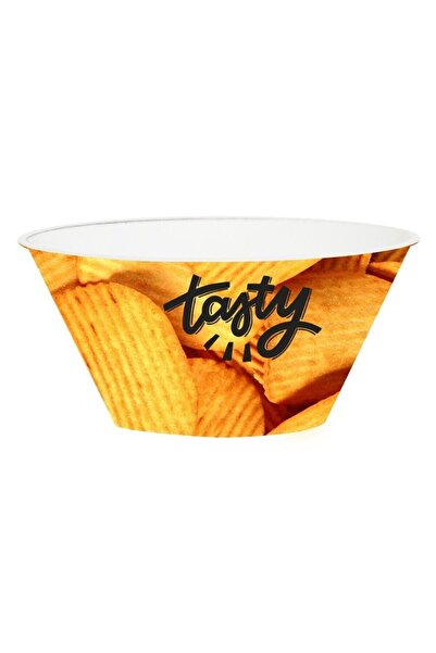 Herevin وعاء رقائق البطاطس مطبوع صورة وجبة خفيفة ووعاء الذرة