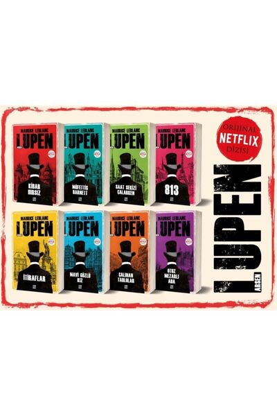 Dokuz Yayınları Arsen Lupen - Maurıce Leblanc 8 Kitap Set