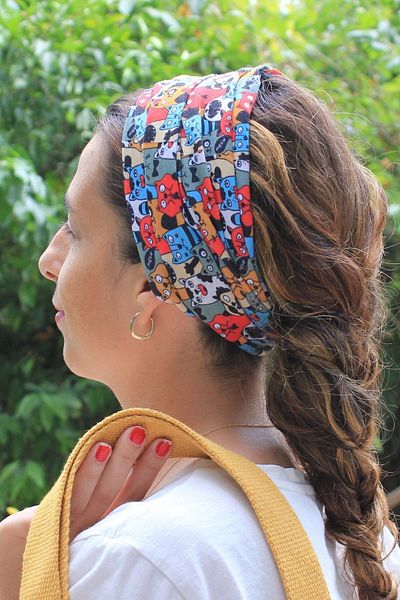 Sofist İstanbul Merlin Buff Multifunctional Seamless Cat Patterned Neck Collar/bandana/baf