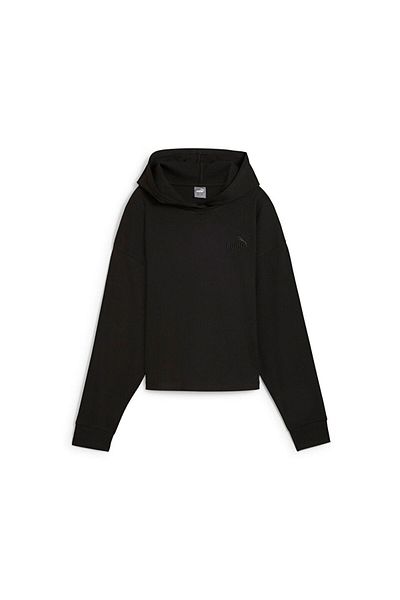 Puma Дамски суитшърт с качулка Ess Elevated Black - 68250301