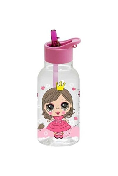 Matara Çocuk Herevin Patterned Water Bottle with Straw Princess 460 Cc161807-390