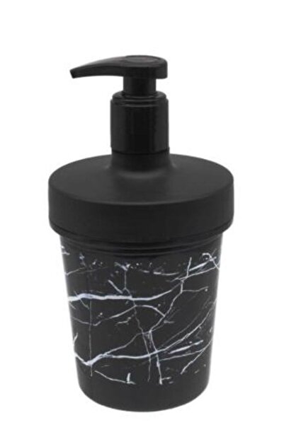 Tahtakale 320 Cc Siyah Mermer Desenli Sabunluk Arya1