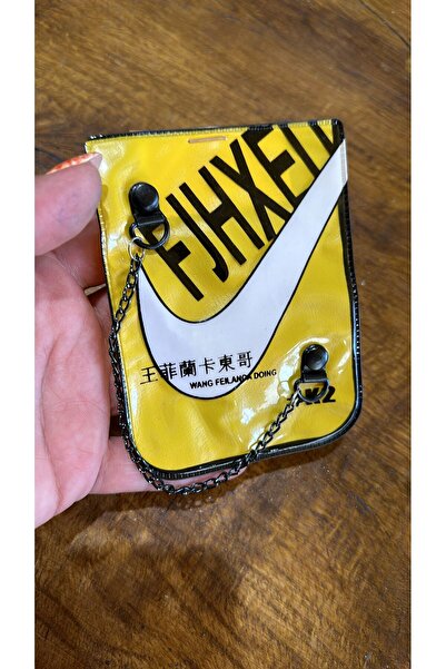 Gönülden Tasarım 12x8 cm lančić od silikona za odeću Torba - žuti dodatak