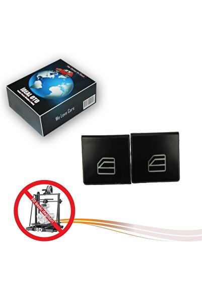 İDEAL OTOMOTİV Mercedes C W204 E W212 Ön Sol İkili Cam Açma Düğme Kapağı 2x