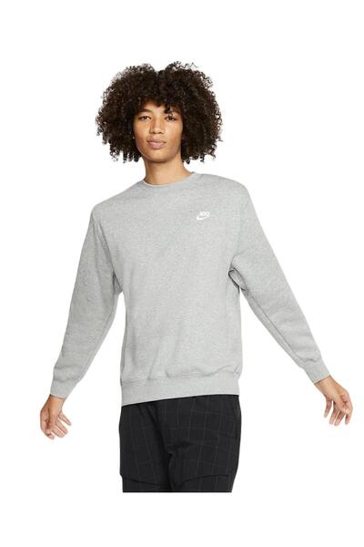Nike سويت شيرت رجالي Bv2662-063 M Nsw Club Crw Bb - مقاس مريح