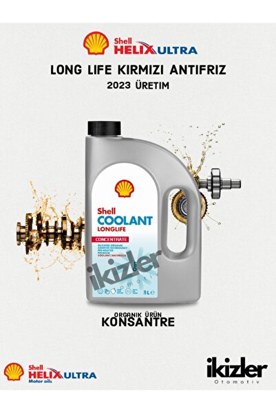SHELL Coolant Longlife Kırmızı Konsantre 3 Lt Antifriz. - 2023 Üretim