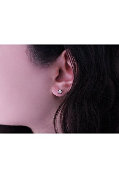 Sirius Pırlanta F Renk 0,30 Karat Pırlanta Tektaş Küpe