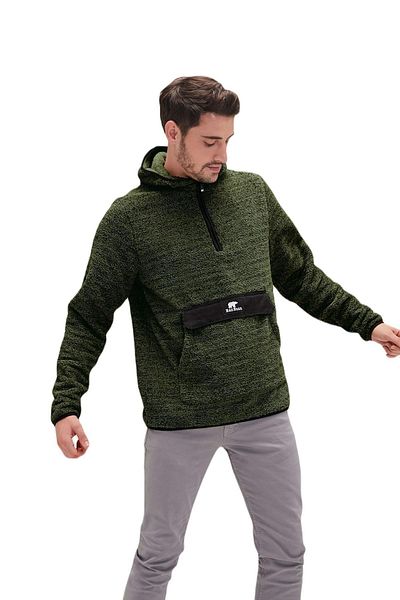 Bad Bear Inuit Plush Men's Khaki Plush Sweatshirt