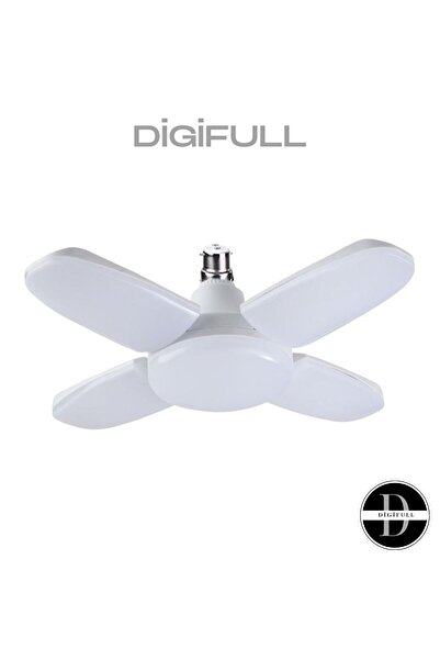 REVOPRO 50 Wat 5.000 Lumen 4 Kollu Katlanır Ampul 4 1 Kanatlı Katlanabilir En...