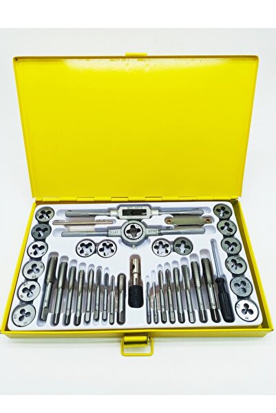 ÖZGÜNTİC. Kılavuz Pafta Takımı Seti 40 Parça Orjinal Kılavuz Pafta Seti