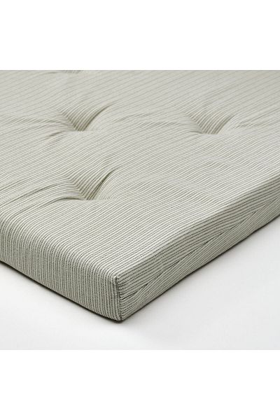IKEA възглавница за стол, черна, 42/35x40x4 см, комплект от 4 възглавници