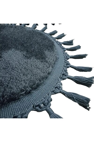 Altun Altun2LI ЛУКСОЗНА ПОСТЪЛКА ЗА БАНЯ С ПЛЮШЕН ПОМПОН И РЕСНИ, ПРОТИВХЪЛЗВАЩА СЕ С ГЕЛ